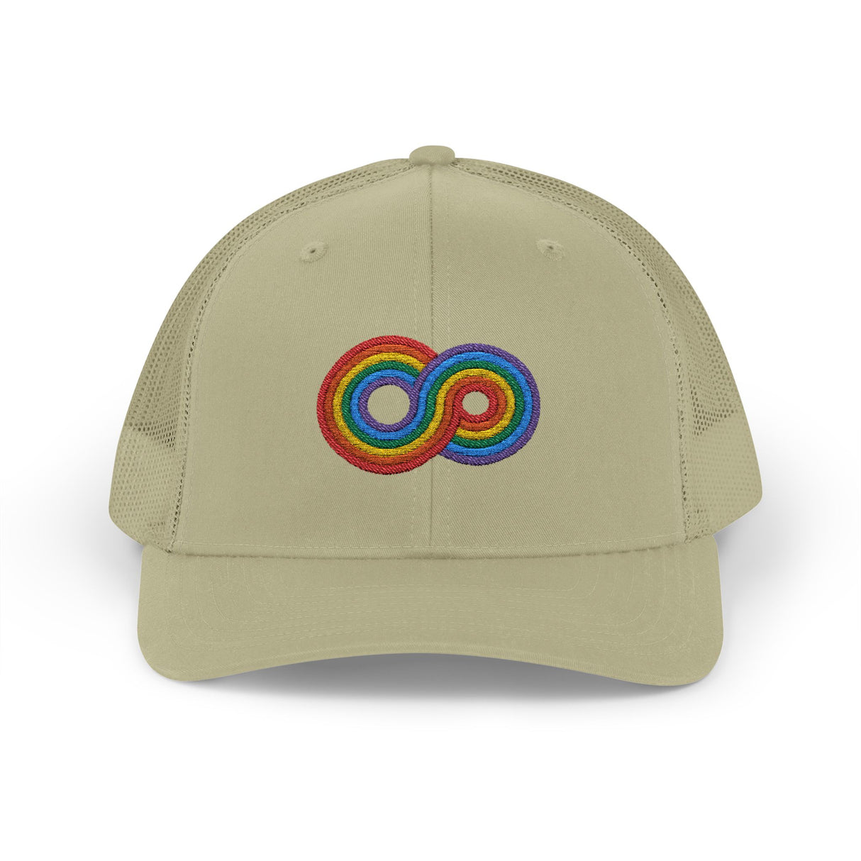 Gayfinity Rainbow Trucker Hat – Breezy Build, Boundless Pride