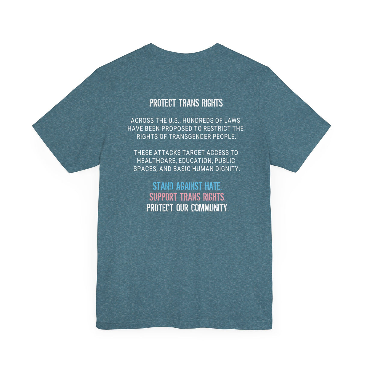 Protect Trans Rights 2025 Lightweight Tee – Soft Fabric, Hard Truth