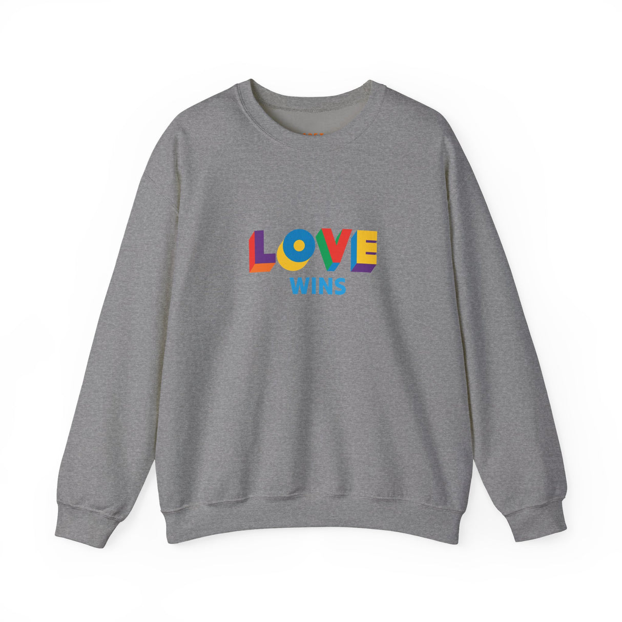 Love Wins Medium Weight Sweatshirt – Soft Feel, Solid Message