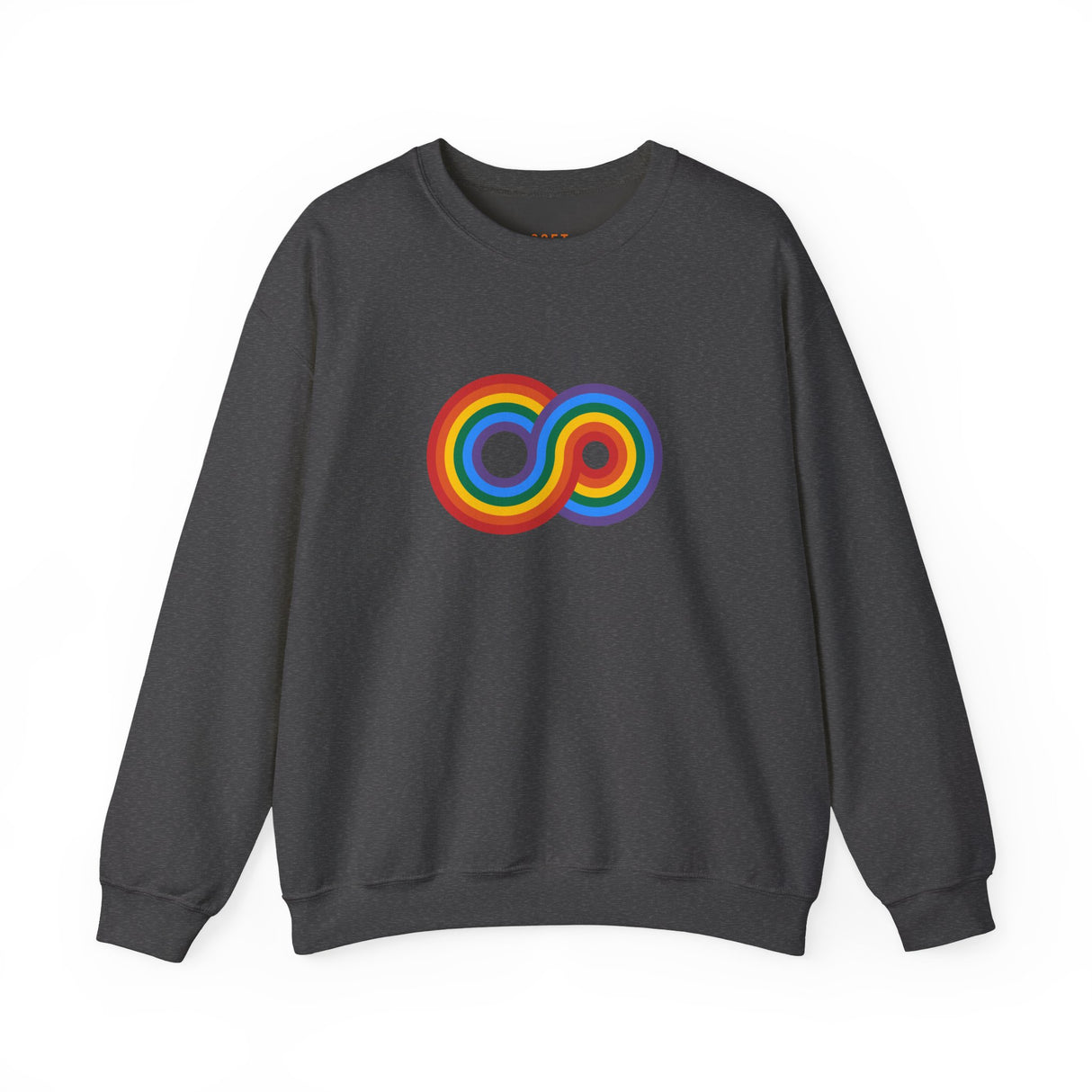 Gayfinity Rainbow Medium Weight Sweatshirt – Cozy Fit, Infinite Pride