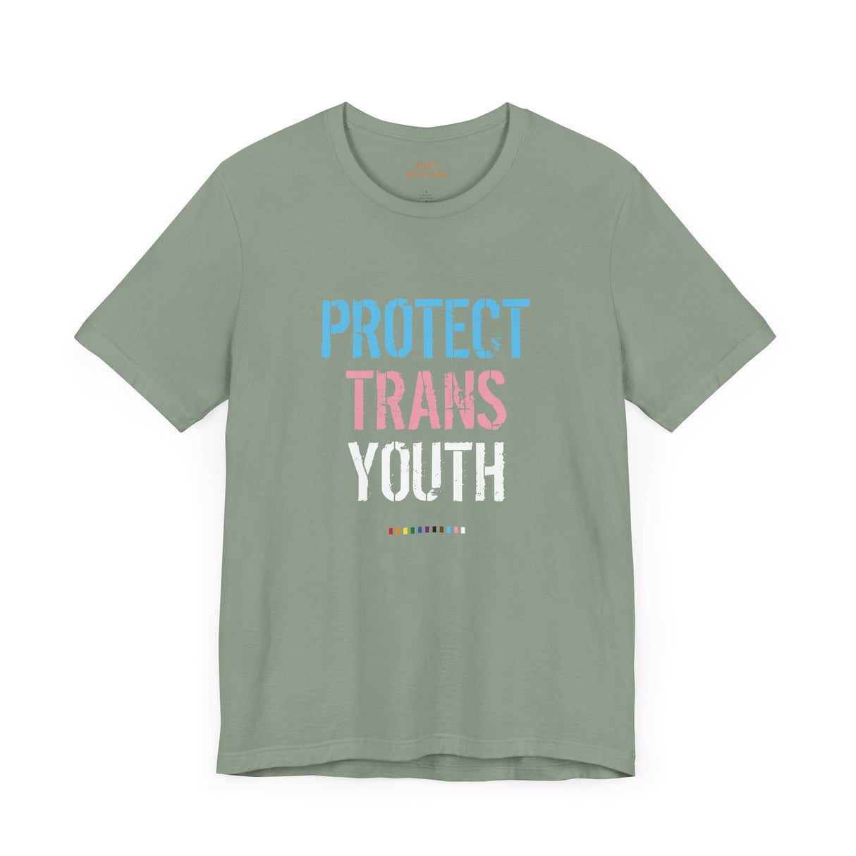 2025 Protect Trans Youth Lightweight Tee – Soft Fit, Urgent Message