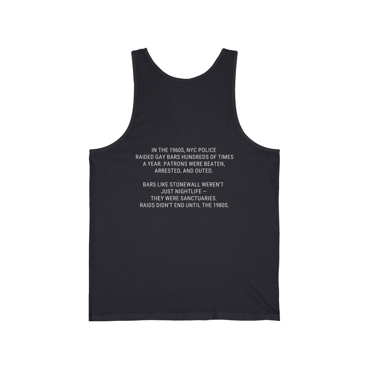 They Raided Our Bars Lightweight Tank – Bare Shoulders, Bold History