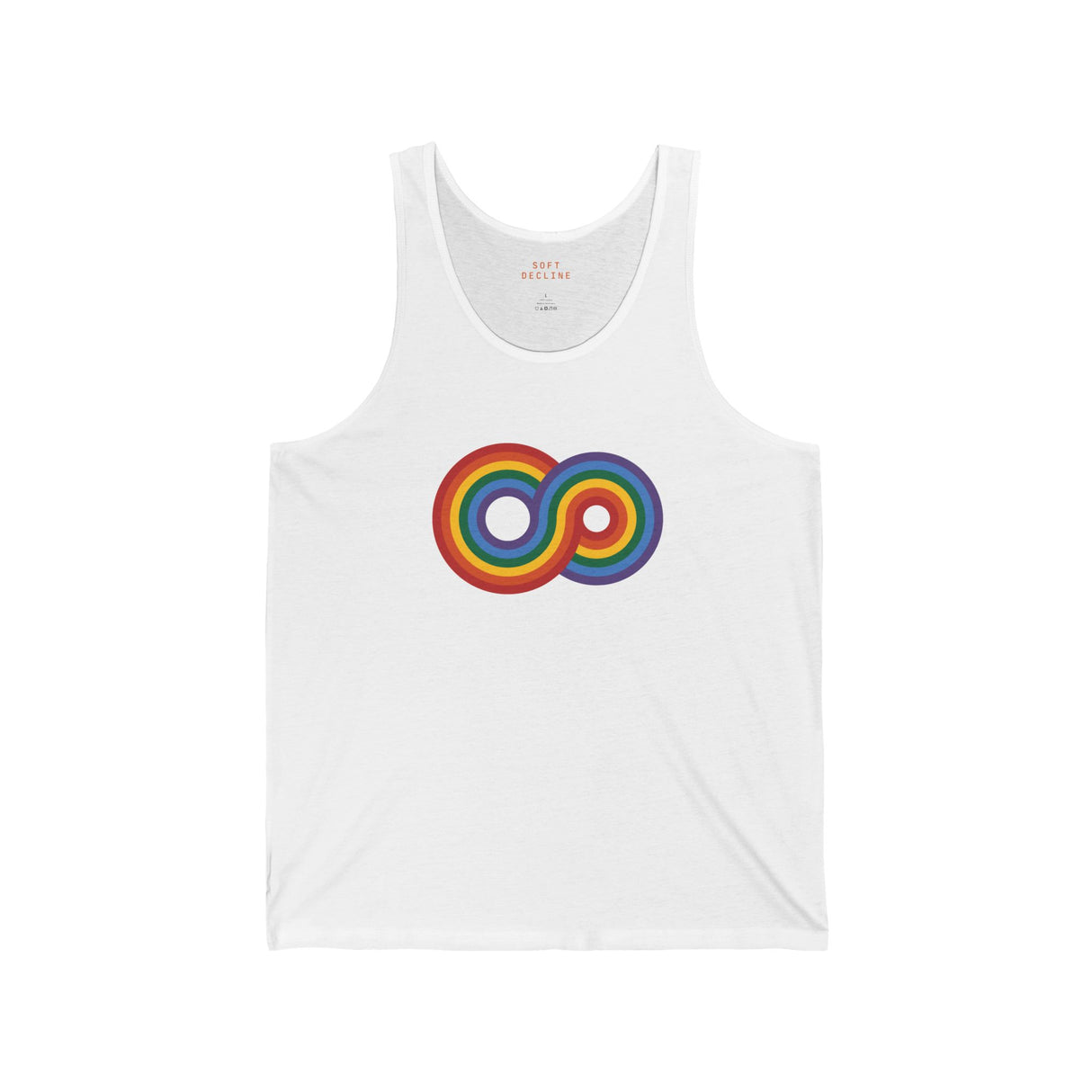 Gayfinity Rainbow Lightweight Tank – Easy Fit, Endless Pride
