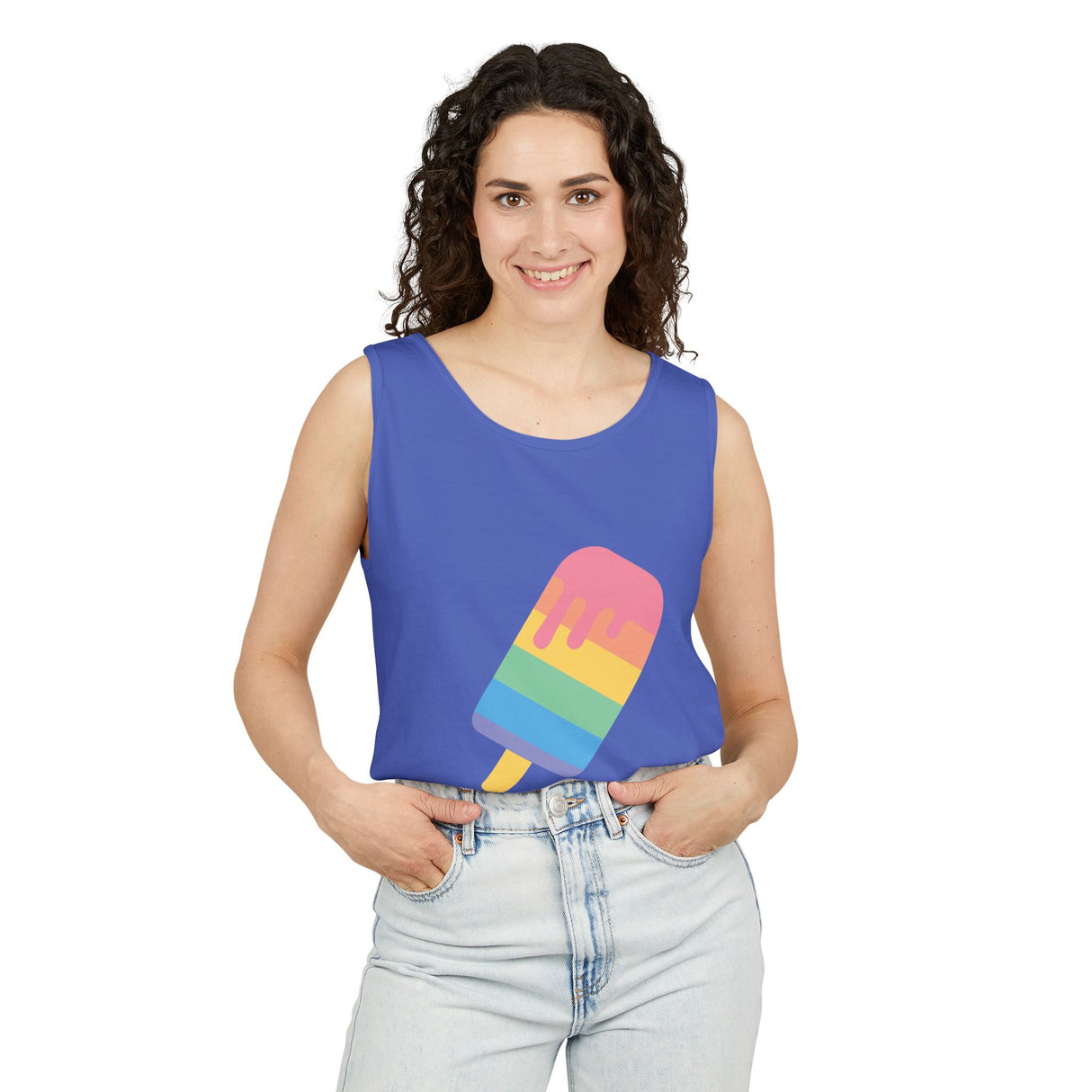 Melting Point Popsicle Unisex Tank Top - Summer Vibes
