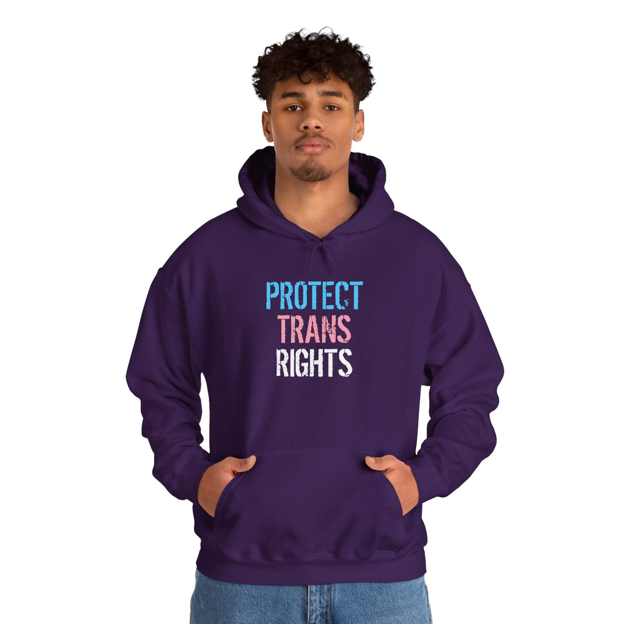 Protect Trans Rights 2025 Hoodie – Heavy Blend, Heavier Message