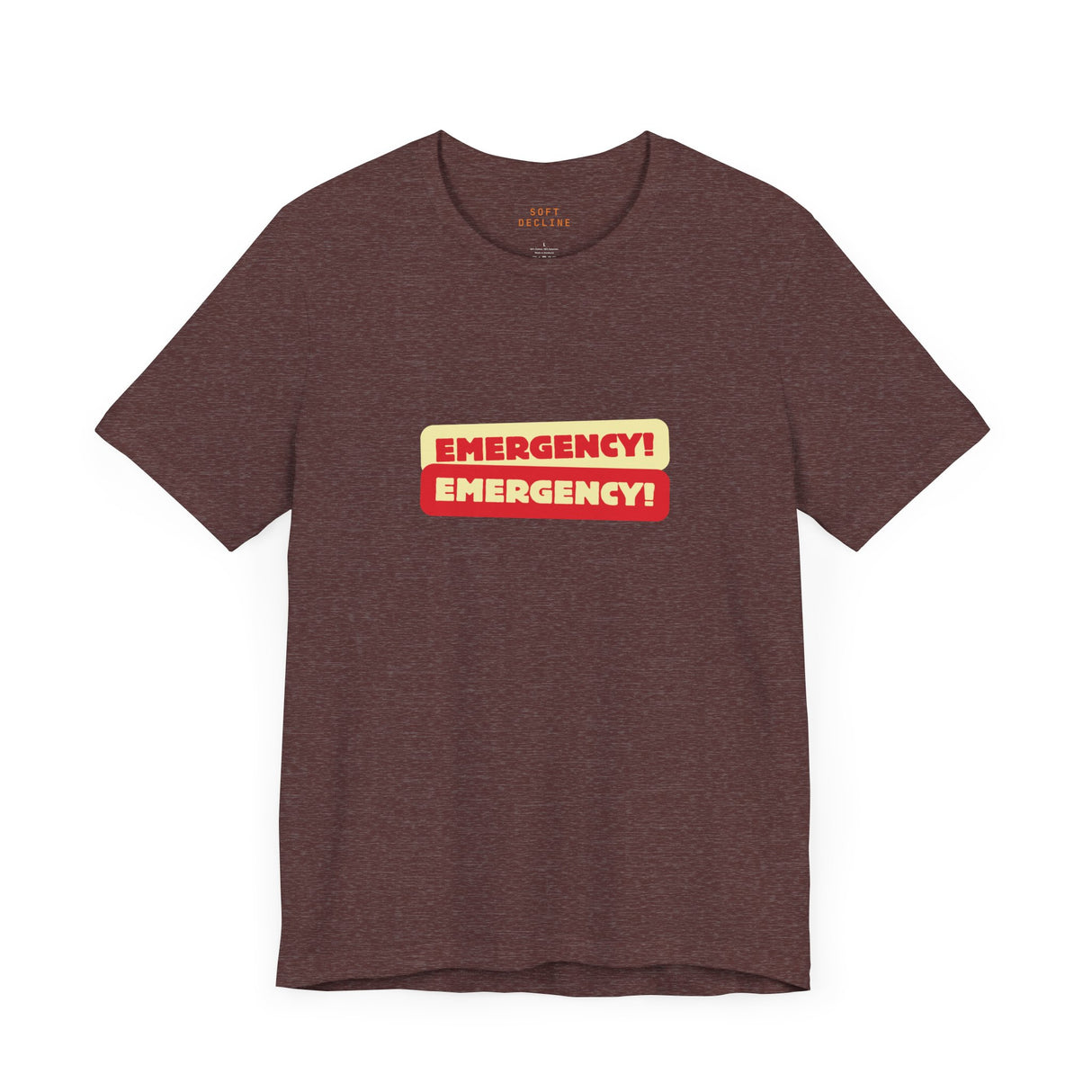 Emergency! Emergency! Lightweight Tee – Flash Warning, Soft Fit