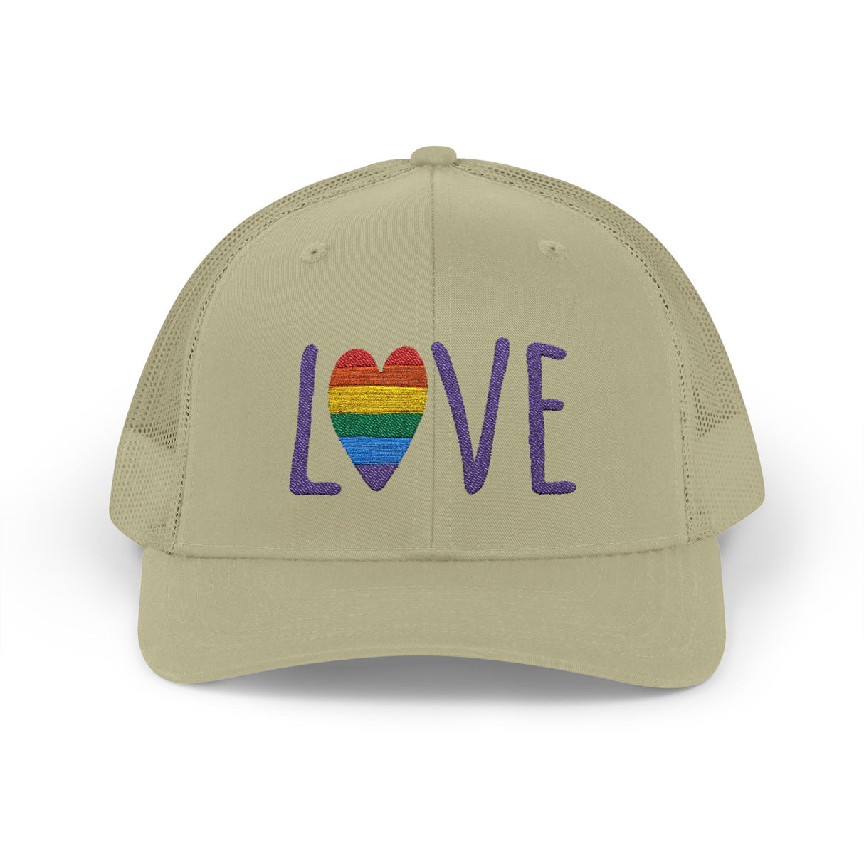 LOVE Rainbow Snapback Trucker Cap
