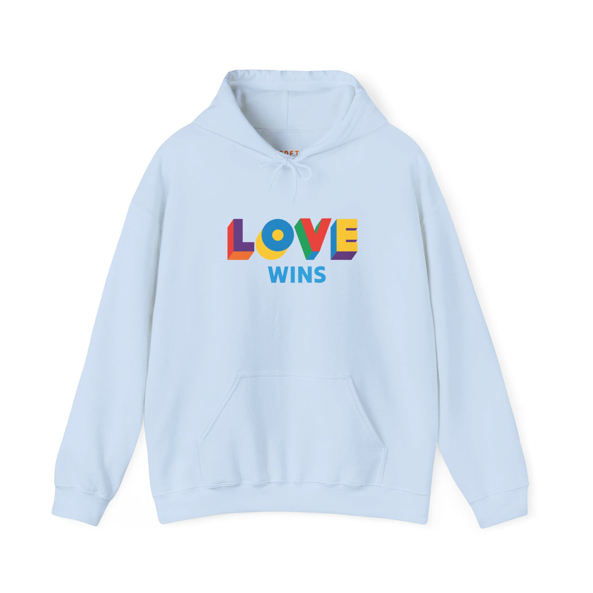Love Wins Medium Weight Hoodie – Warm Layers, Brighter Days