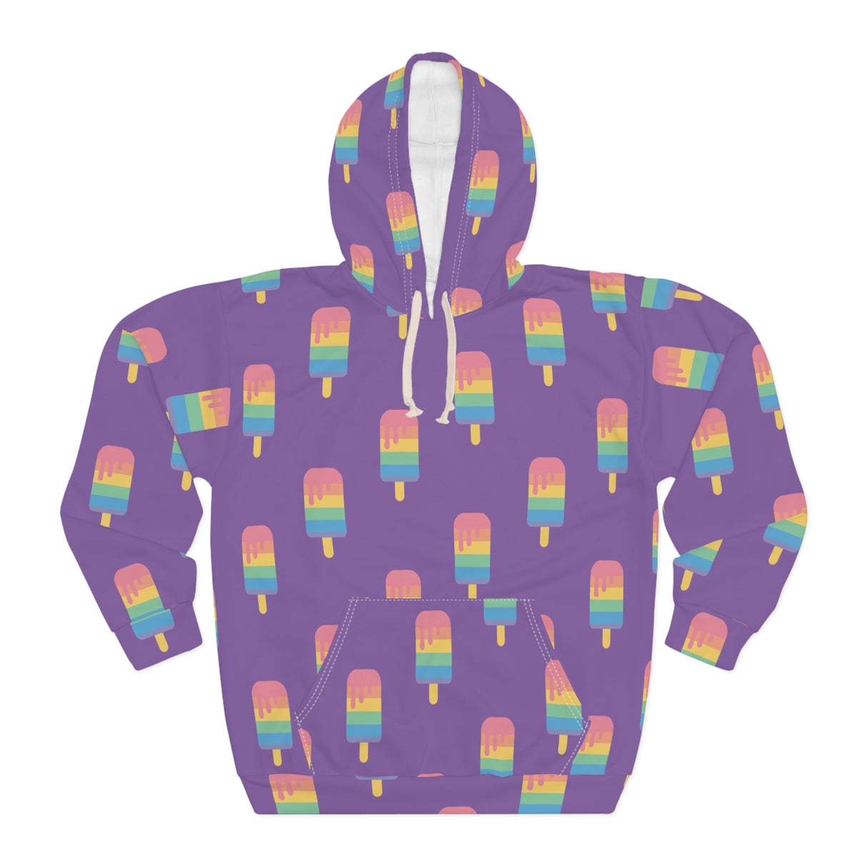 Purple Melting Point Unisex Pullover Hoodie - Summer Vibes Apparel