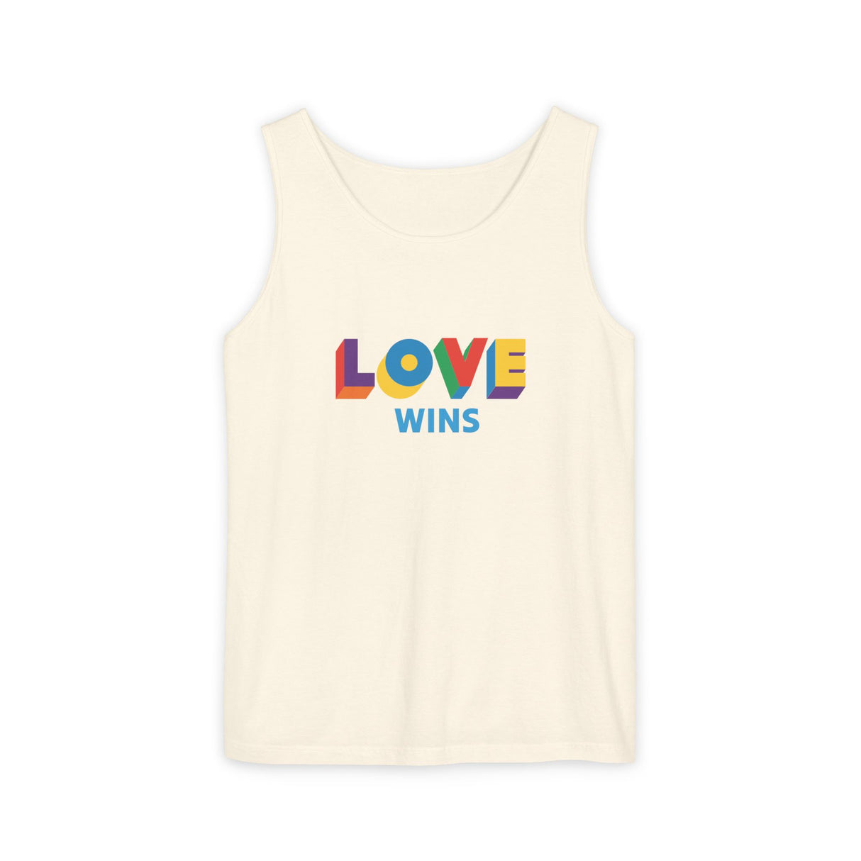 Love Wins Heavyweight Tank – Washed Soft, Worn Proud