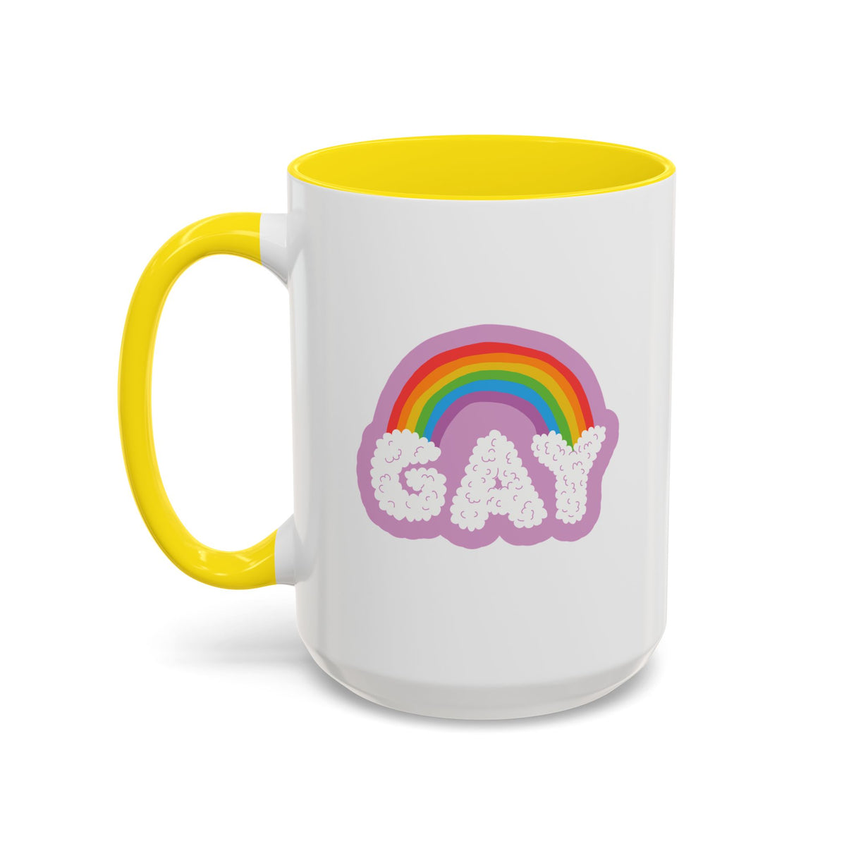 Gay Rainbow Cloud Mug - 11oz & 15oz Options