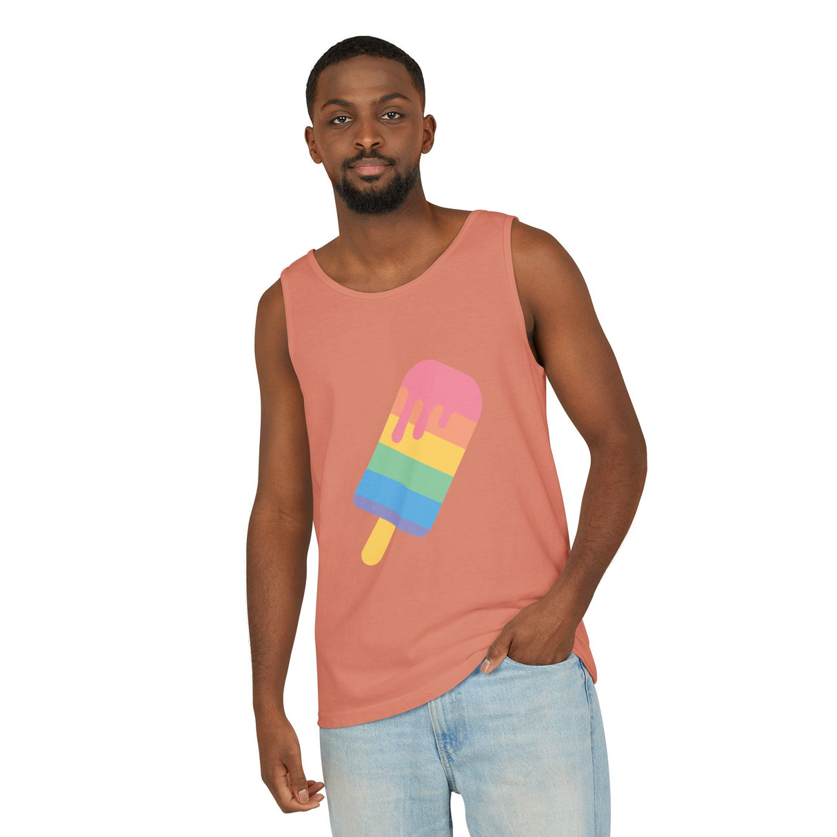 Melting Point Popsicle Unisex Tank Top - Summer Vibes