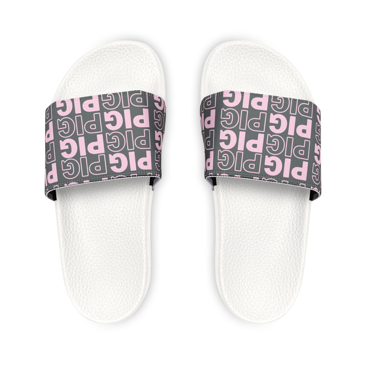 Pig Pattern Men's Sandals with Design – Perfect for Summer Outings