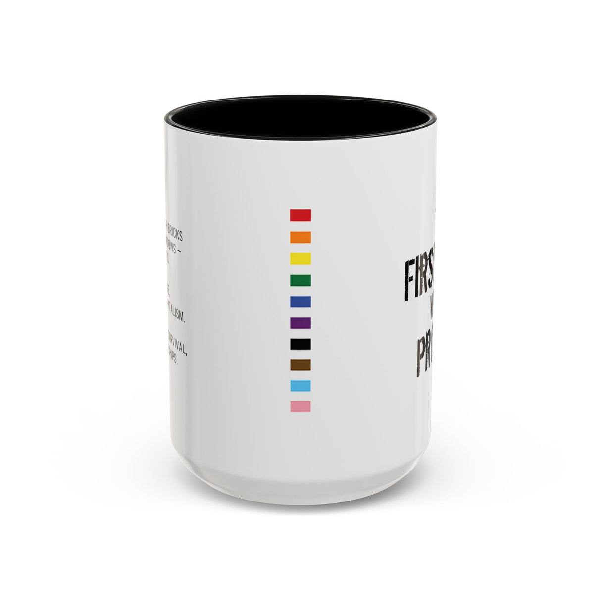 First Pride Was a Protest Accent Mug – Truth in Every Sip