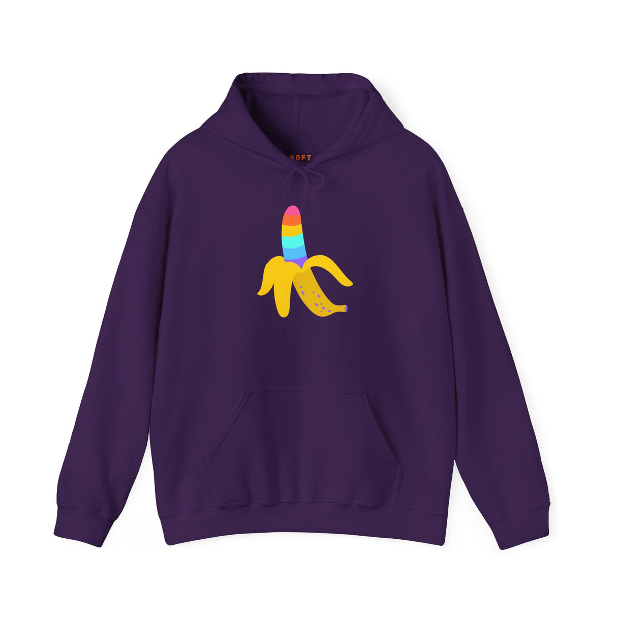 Banana Rainbow Cozy Pullover Sweatshirt