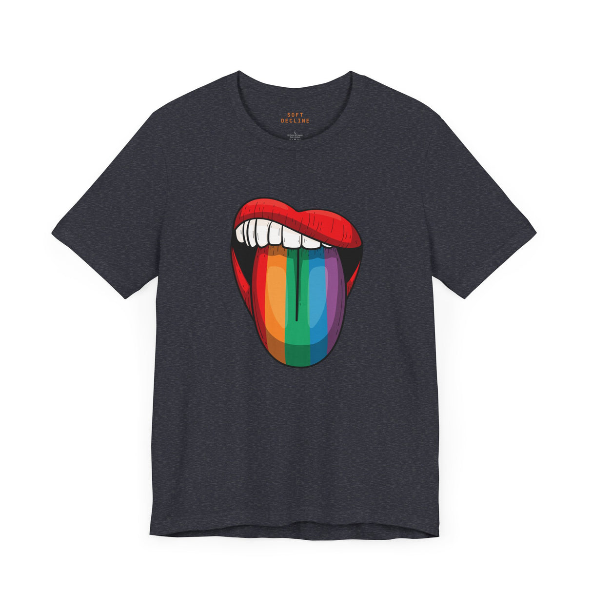 Rainbow Lick Icon Jersey Tee