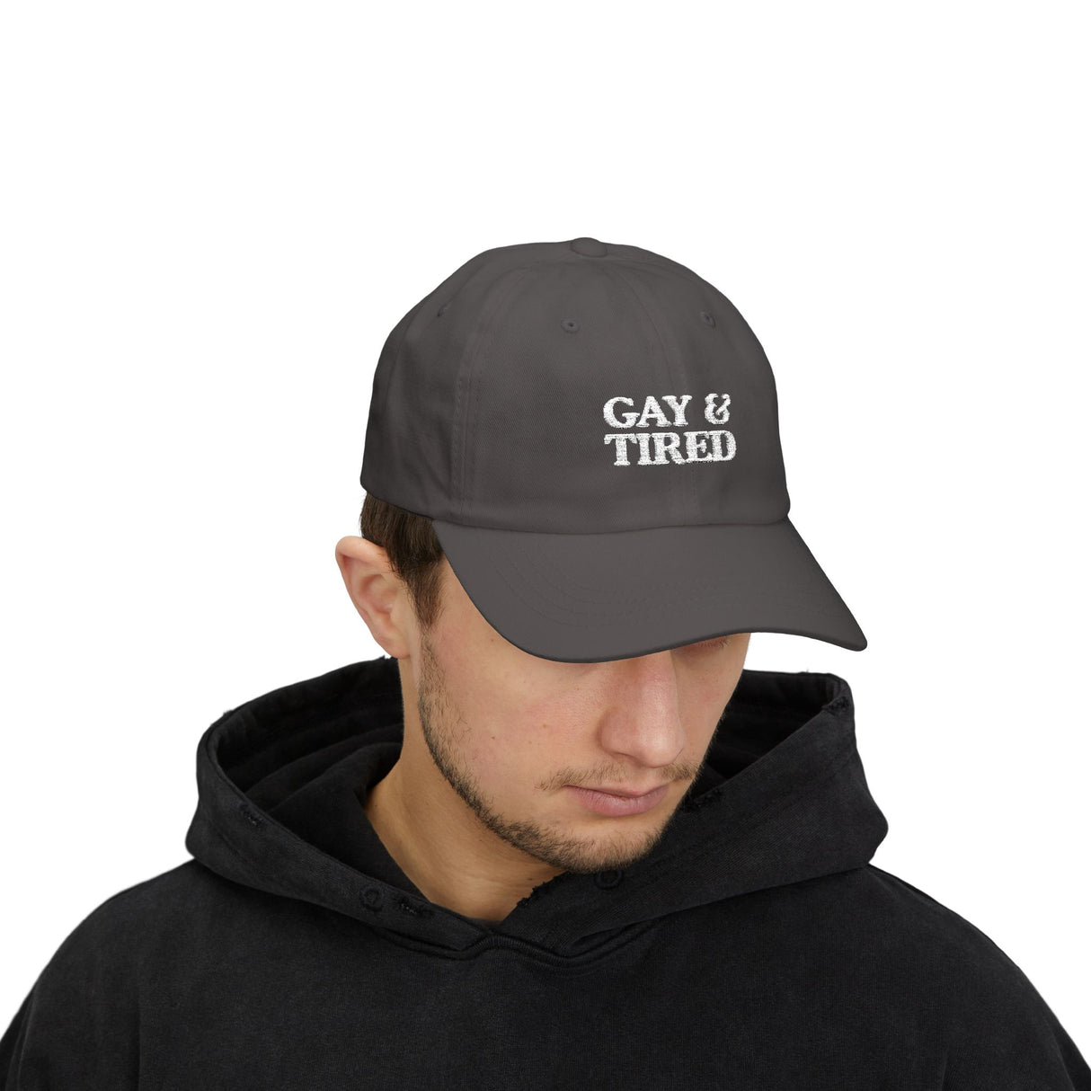 Gay & Tired Classic Dad Cap - Casual Adjustable Hat