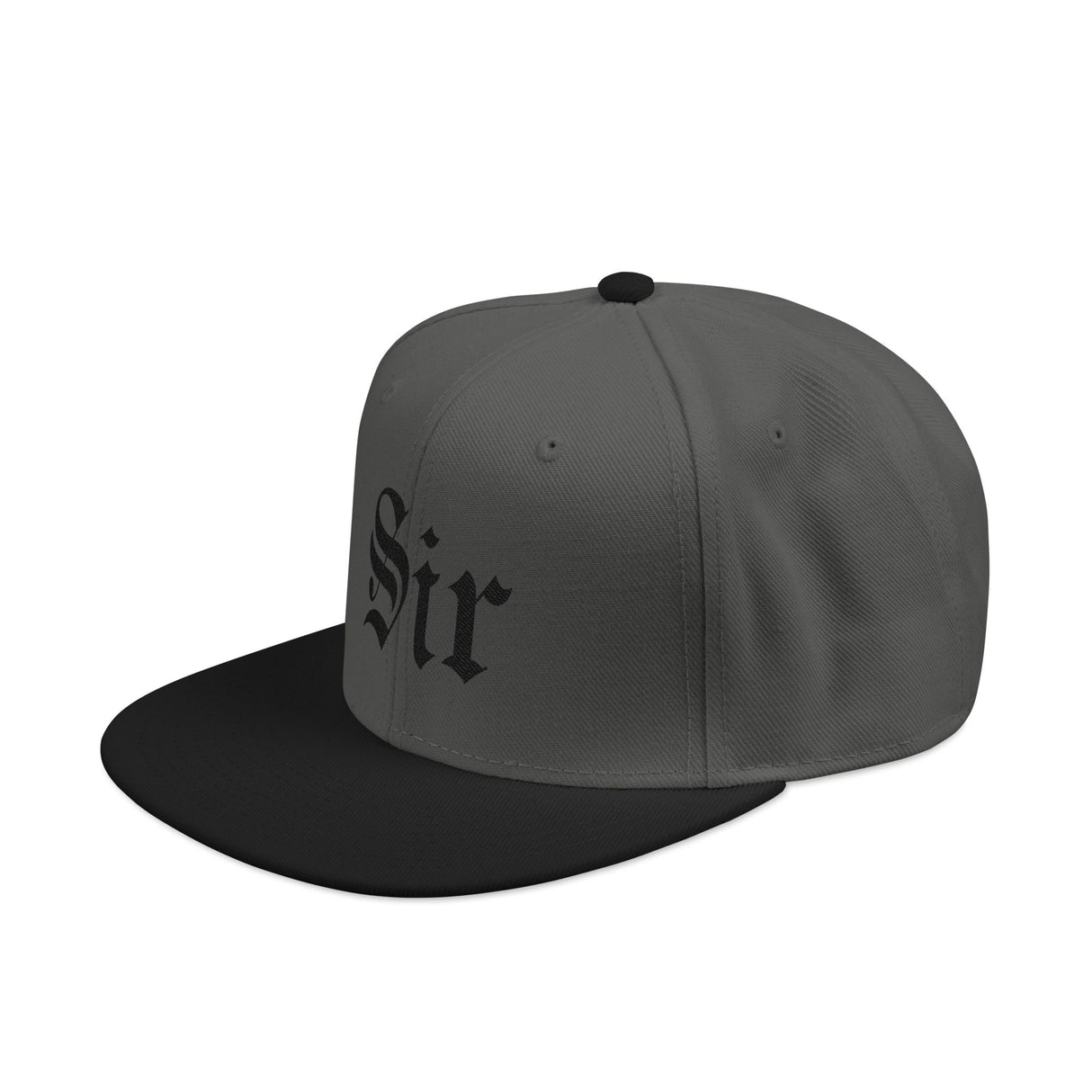 Sir Embroidered Snapback Hat