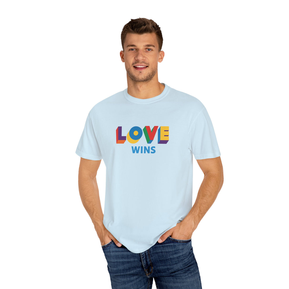 Love Wins Heavyweight Tee – Lived-In Feel, Loud Heart