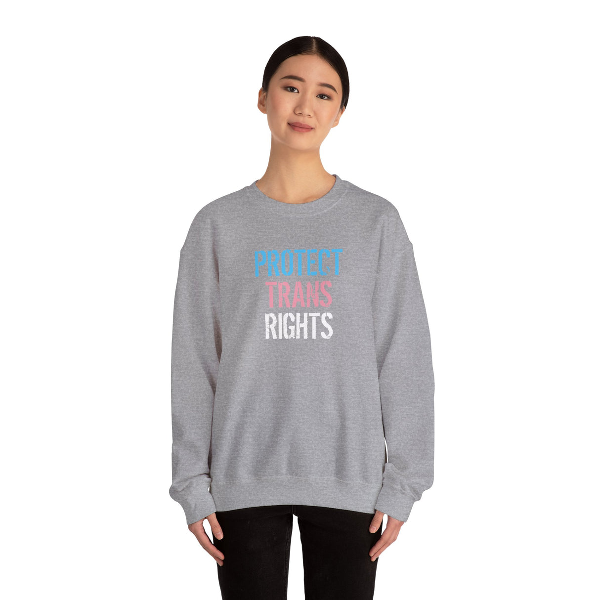 Protect Trans Rights 2025 Crewneck – Soft Wear, Strong Stand