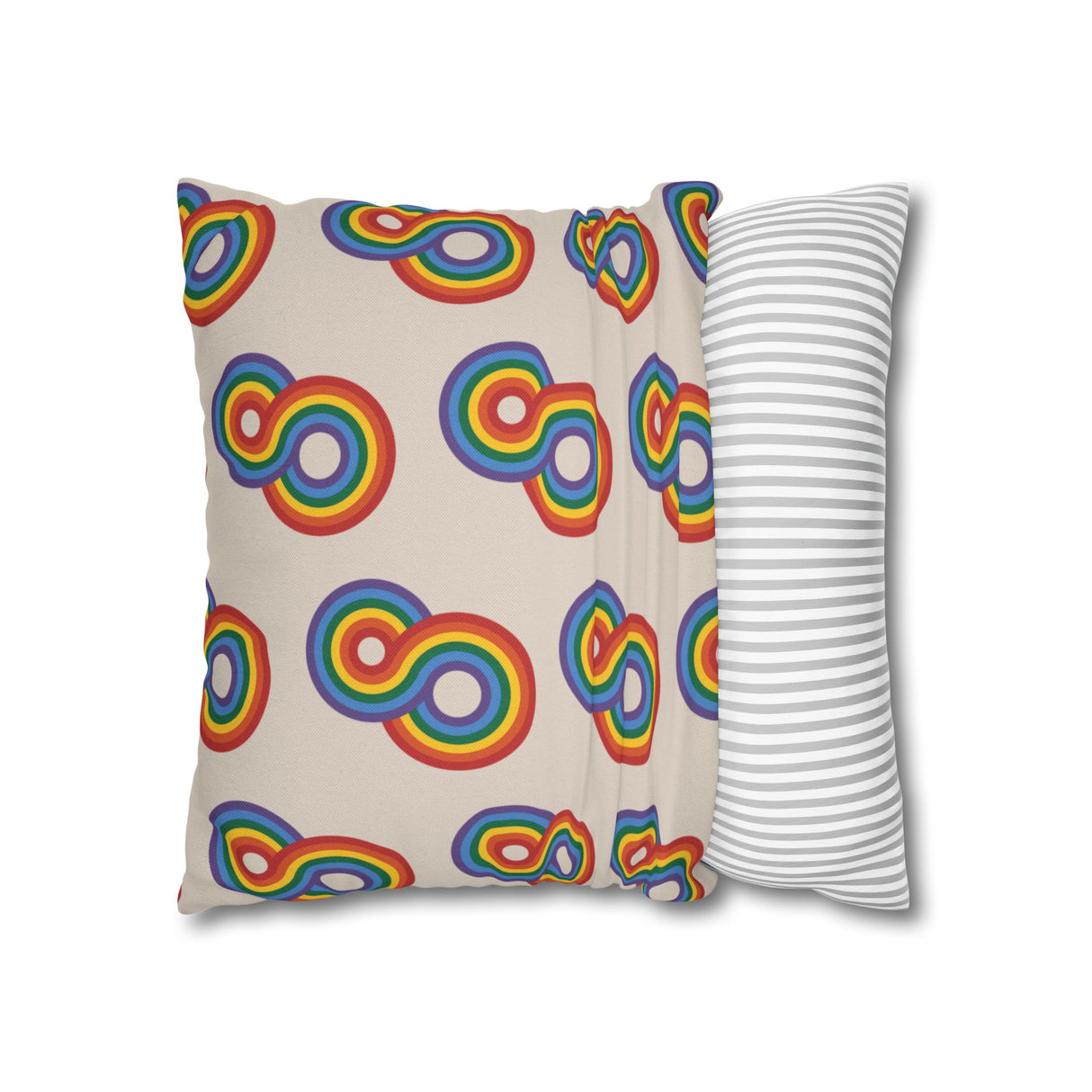 Gayfinity Rainbow Pillow Cover – Soft Touch, Infinite Vibes