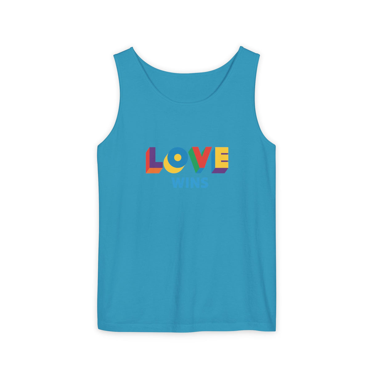 Love Wins Heavyweight Tank – Washed Soft, Worn Proud