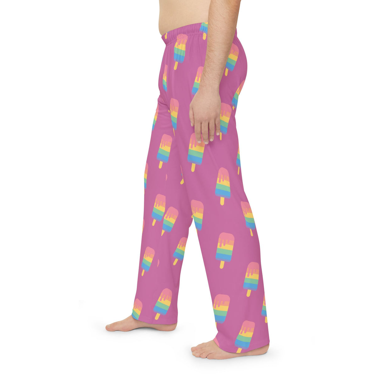 Pink Melting Point Men's Pajama Pants – Comfortable and Fun Loungewear for Summer Nights