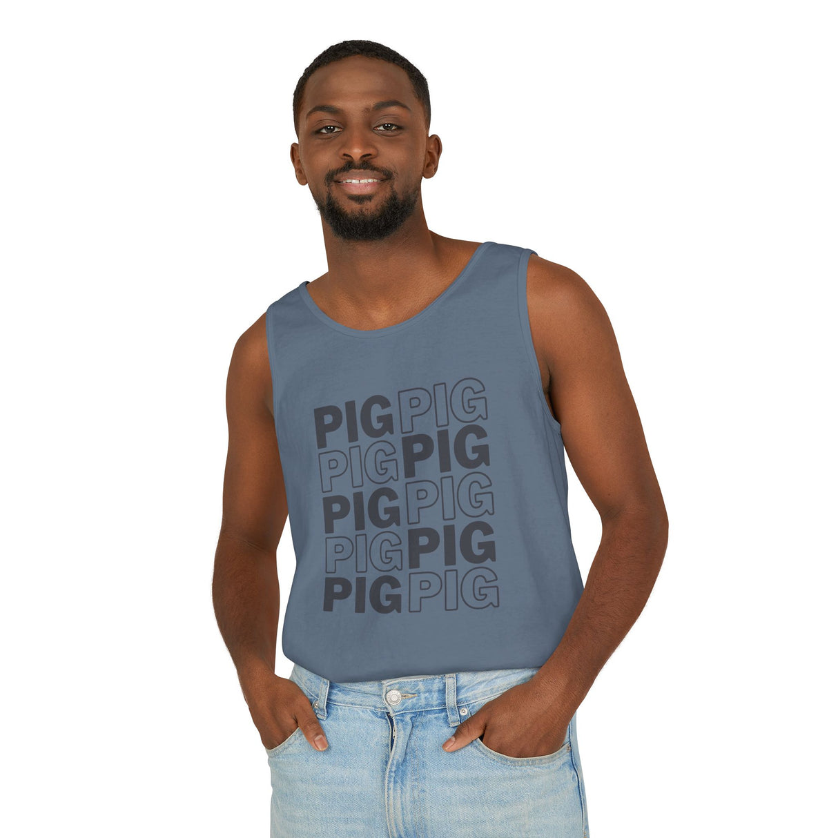 Pig Pattern Tank Top