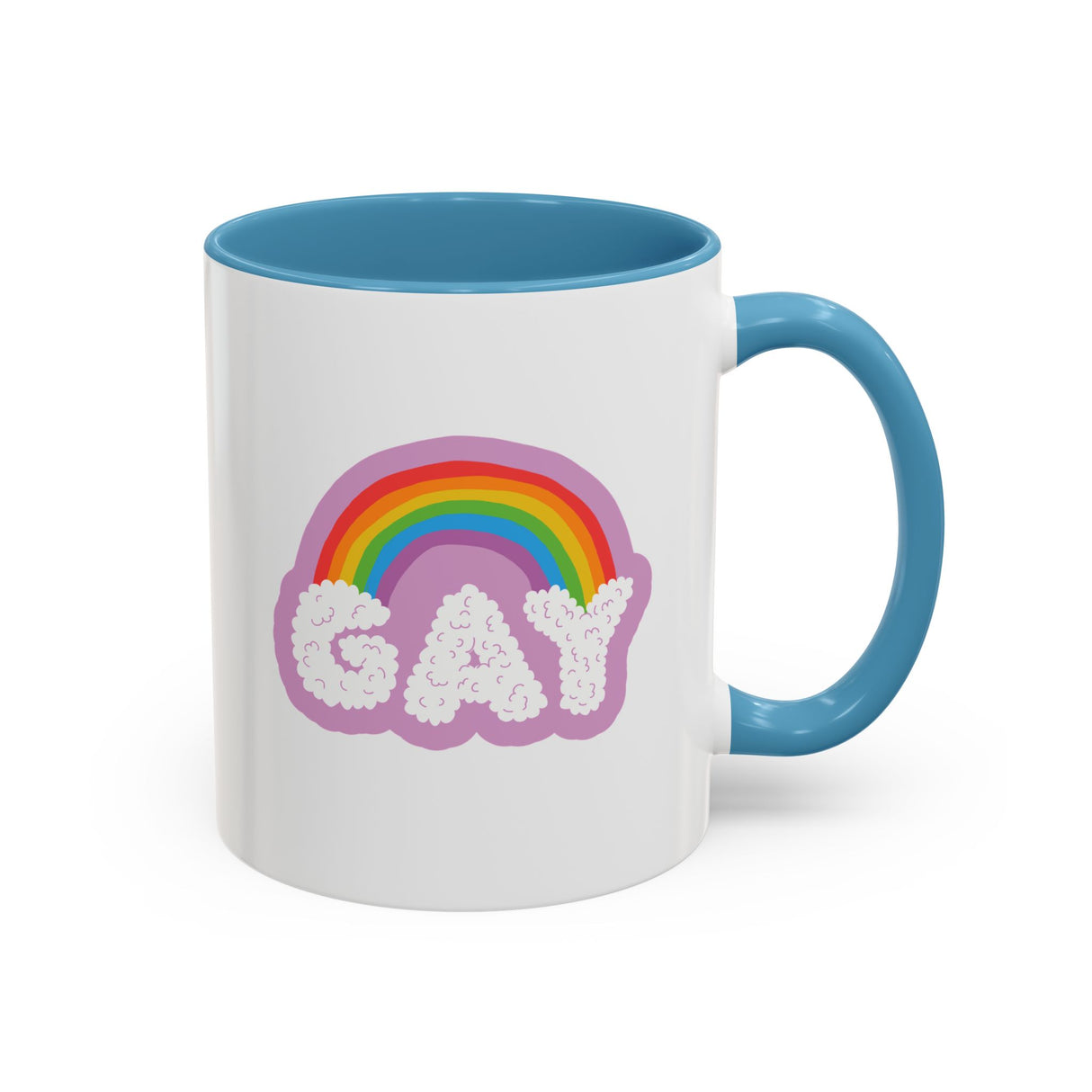 Gay Rainbow Cloud Mug - 11oz & 15oz Options