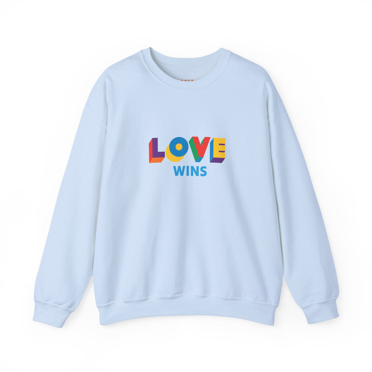 Love Wins Medium Weight Sweatshirt – Soft Feel, Solid Message