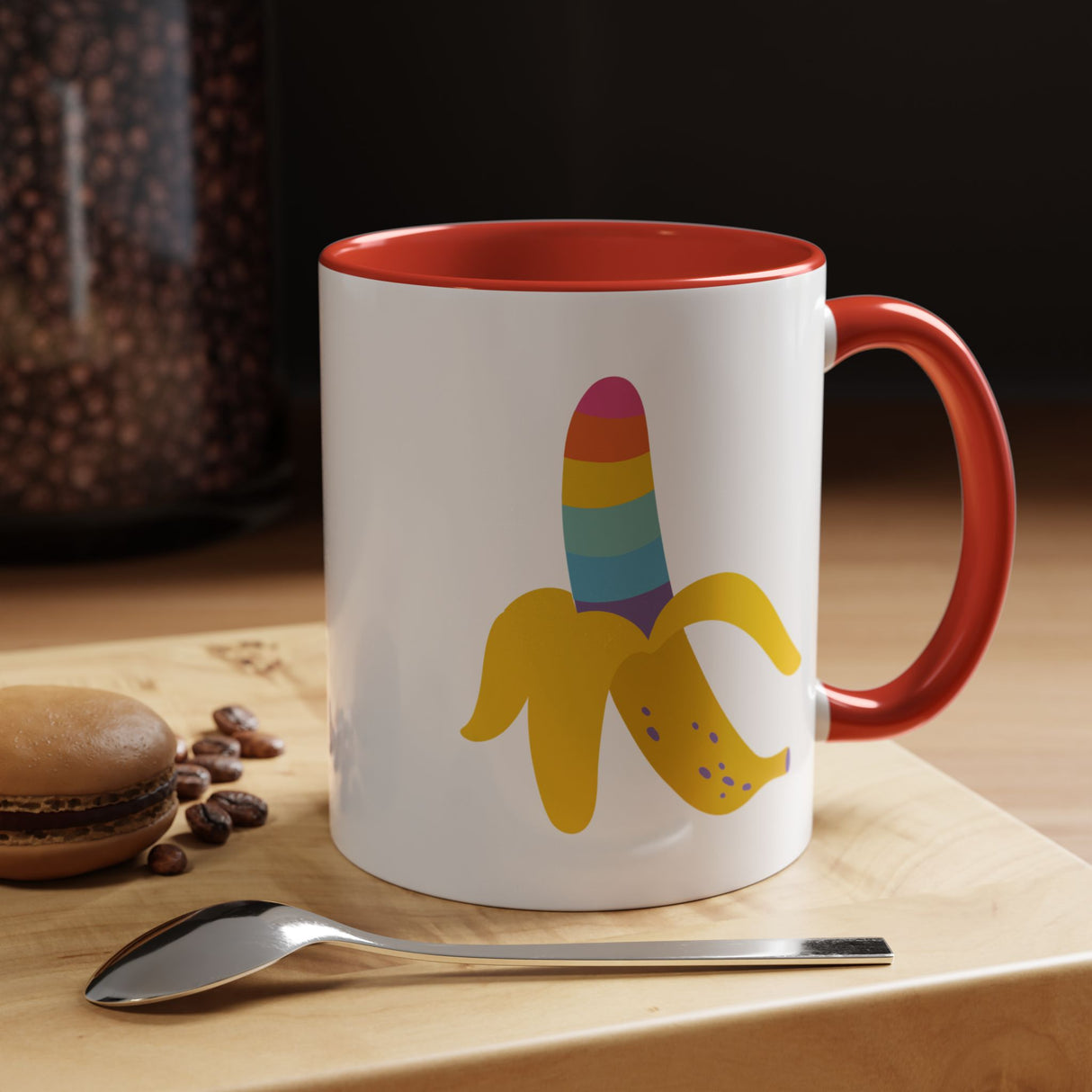 Rainbow Banana Coffee Mug - 11oz & 15oz Options