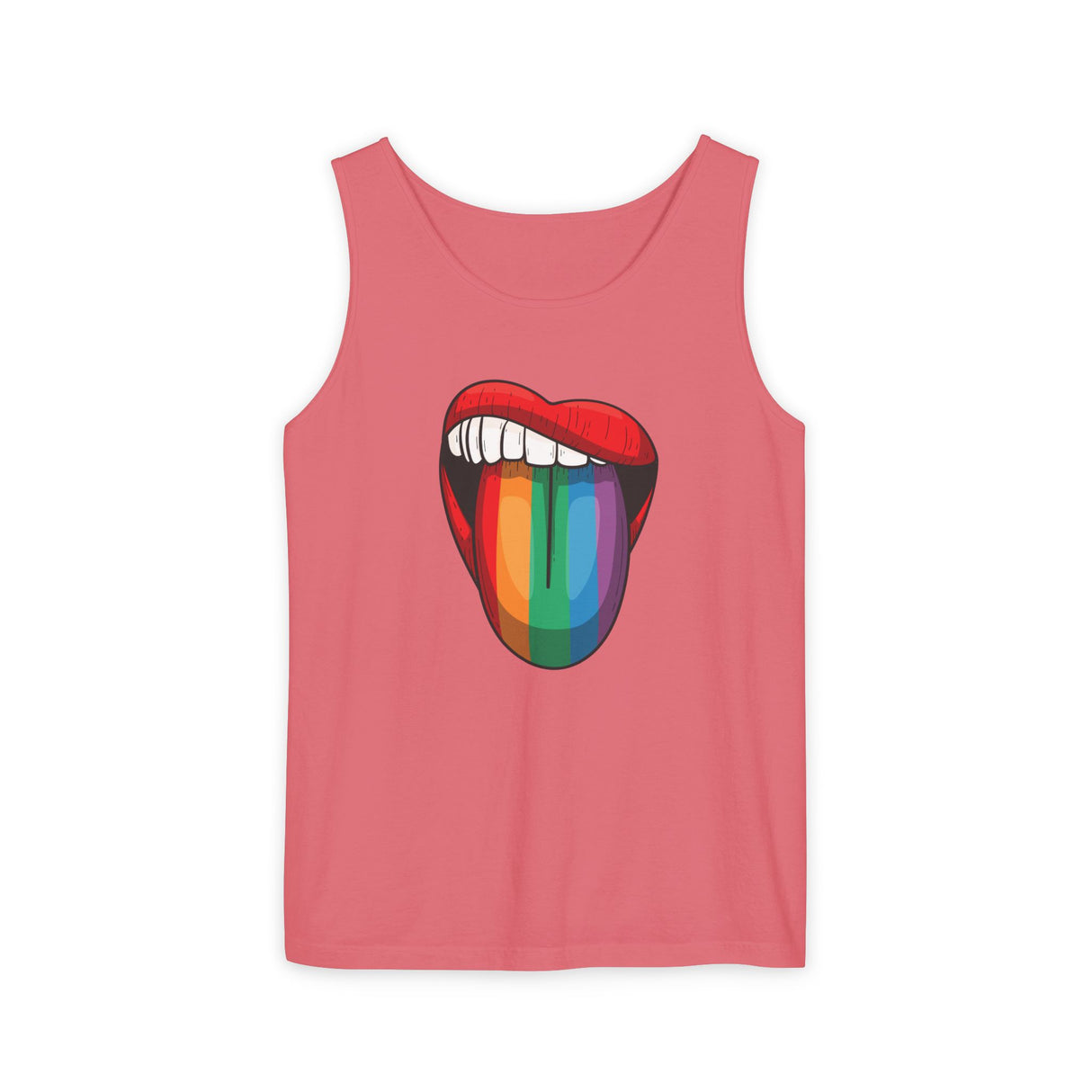 Rainbow Lick Tank Top Medium Weight