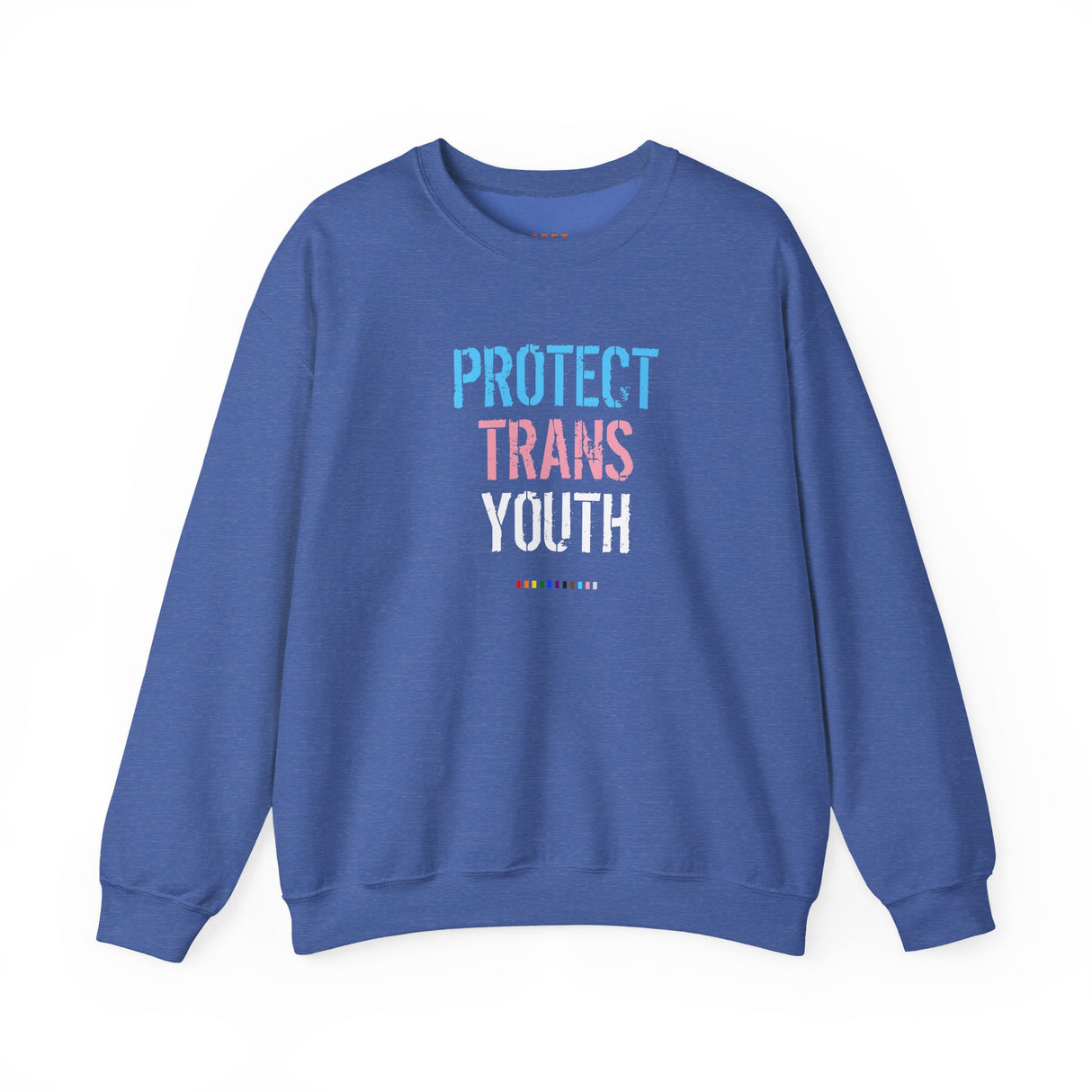 Protect Trans Youth 2025 Crewneck – Warm Layers, Urgent Truth