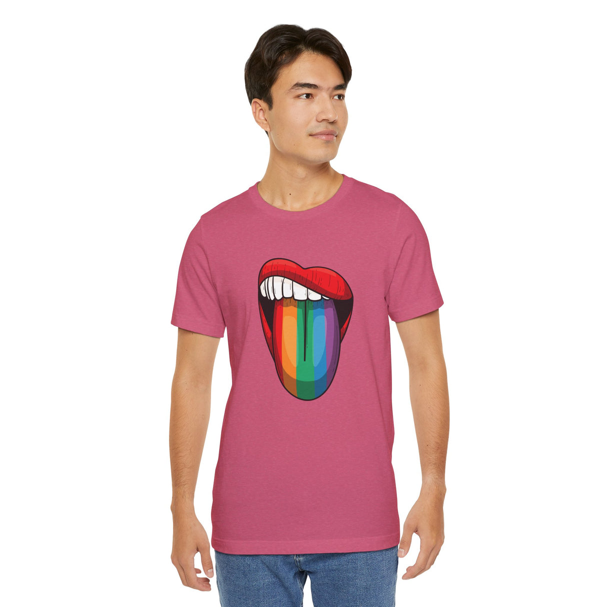 Rainbow Lick Icon Jersey Tee