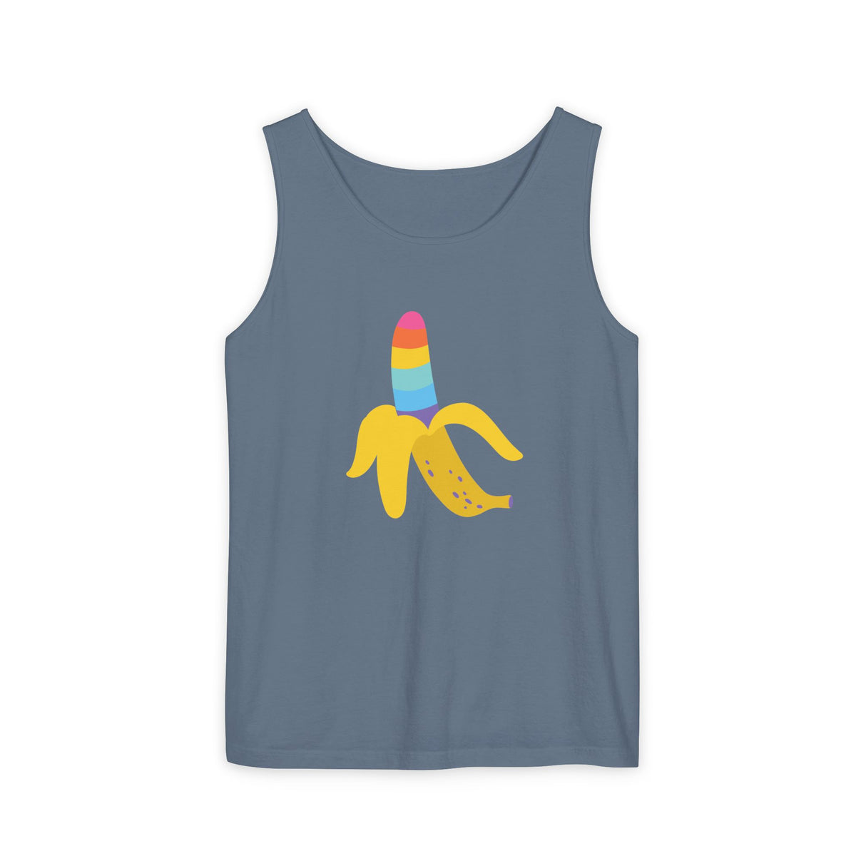 Banana Rainbow Tank Top Medium Weight
