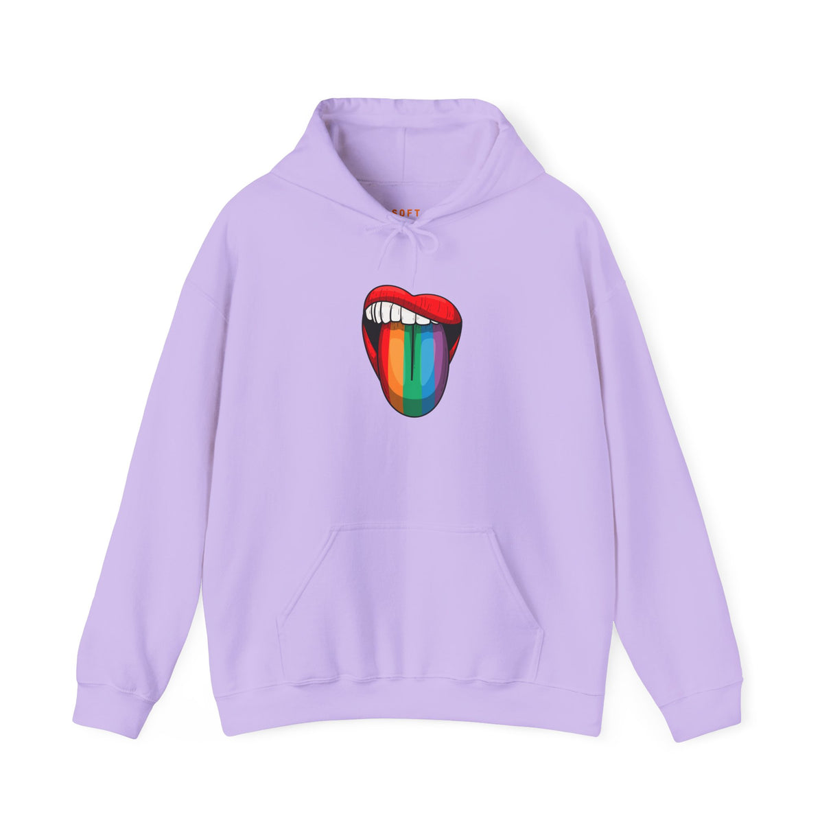Rainbow Lick Cozy Pullover Hoodie