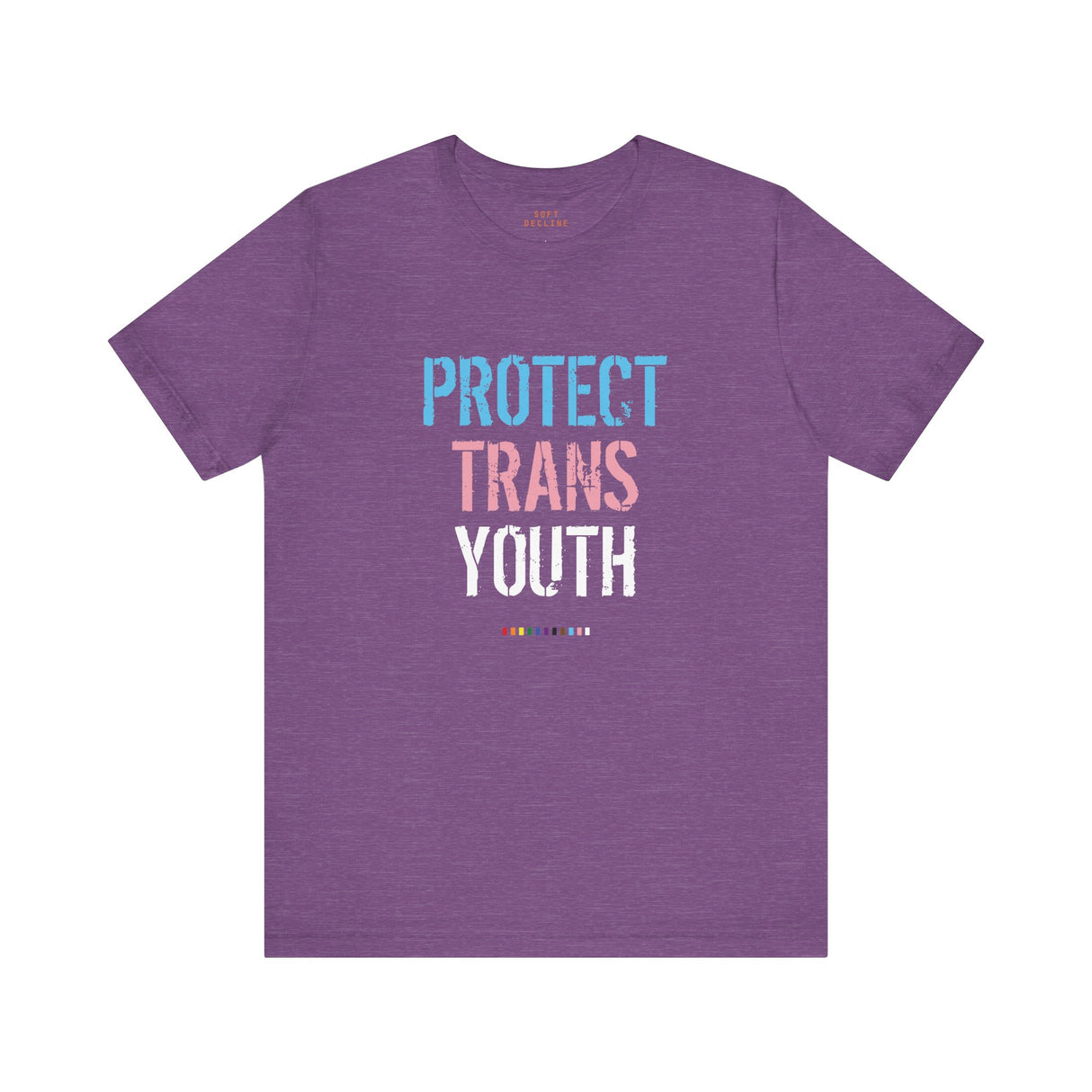 2025 Protect Trans Youth Lightweight Tee – Soft Fit, Urgent Message