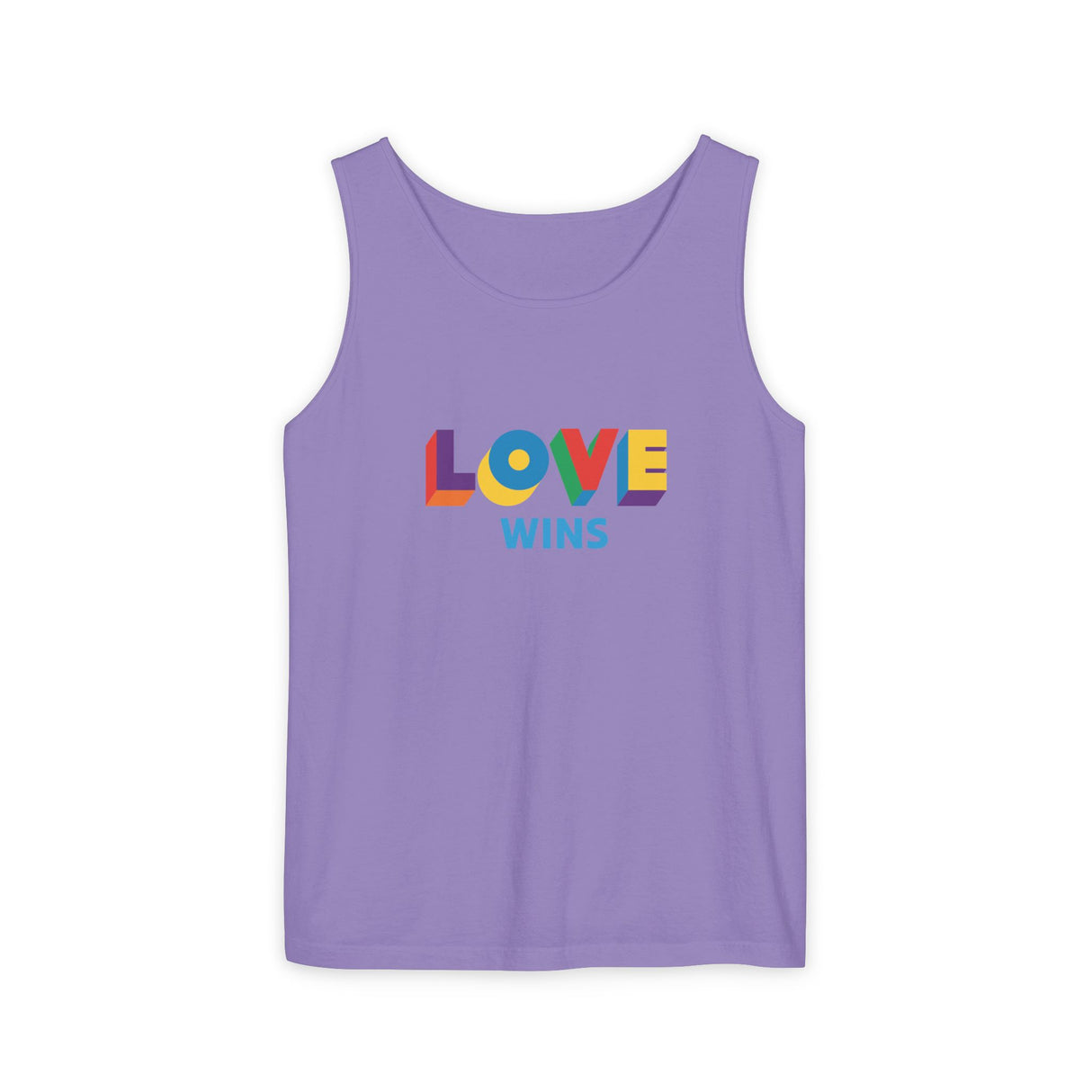 Love Wins Heavyweight Tank – Washed Soft, Worn Proud