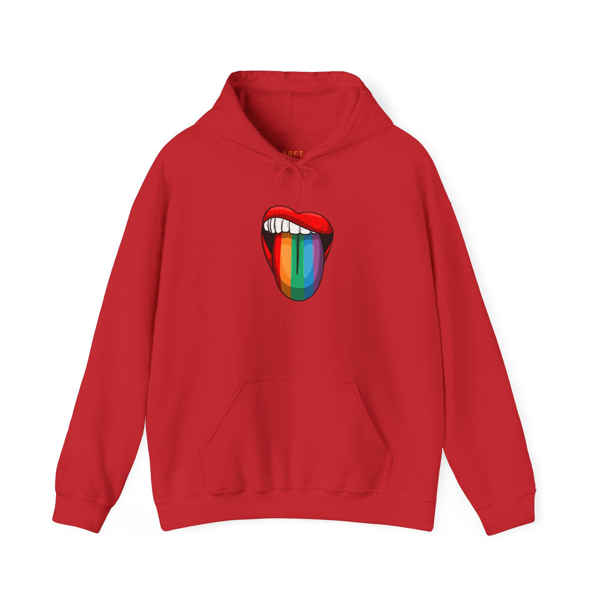 Rainbow Lick Cozy Pullover Hoodie