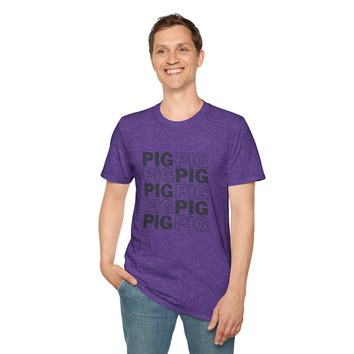 Pig Softstyle T-Shirt - Casual Comfort Tee for Everyday Wear