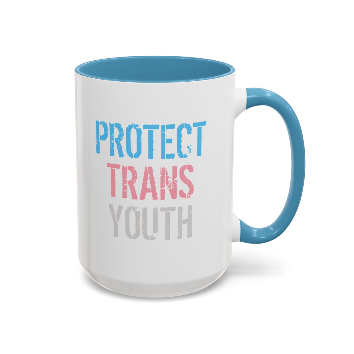 2025 Protect Trans Youth Accent Mug – Sip With Purpose