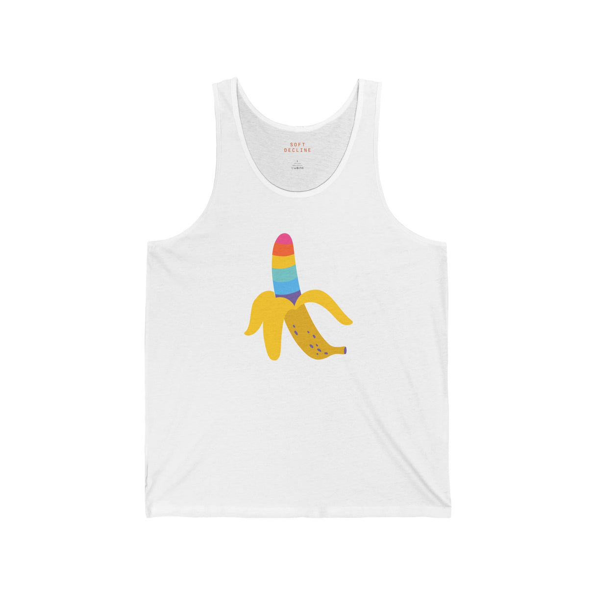 Rainbow Banana Lightweight Tank Top