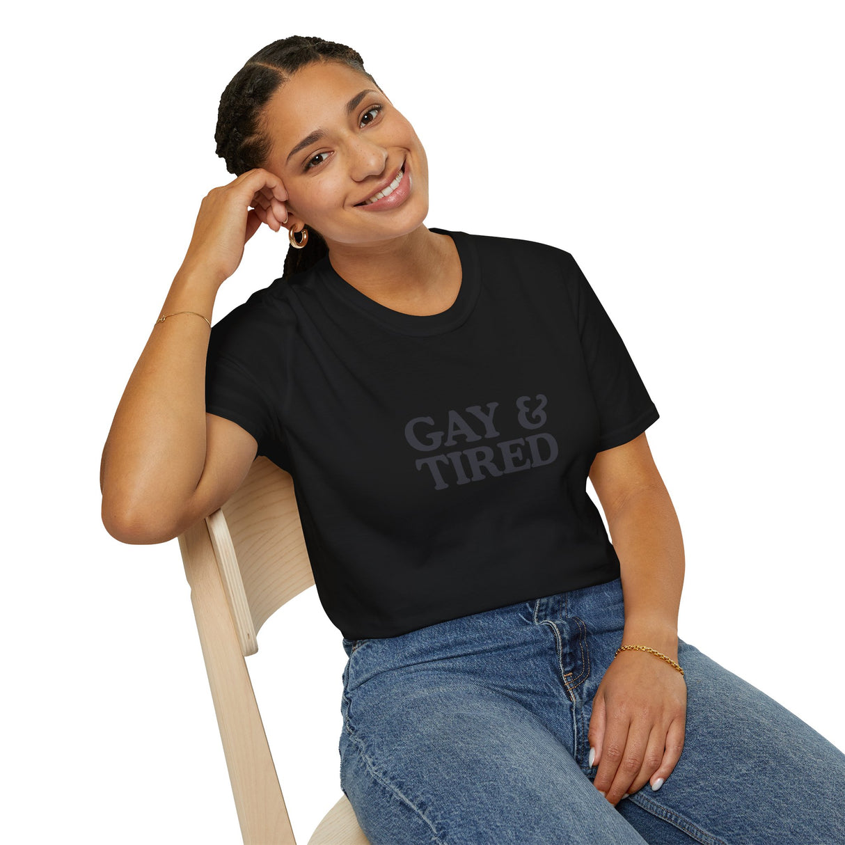Gay & Tired Softstyle T-Shirt - Casual Comfort Tee for Everyday Wear