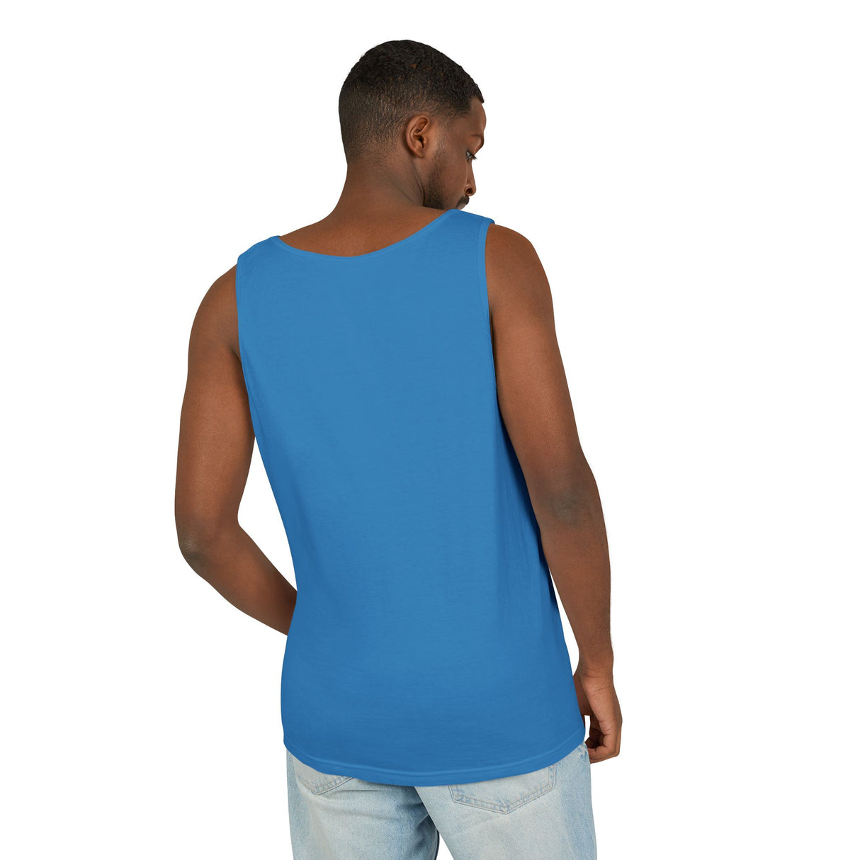 Exhausted American Unisex Tank Top - Casual Summer Wear
