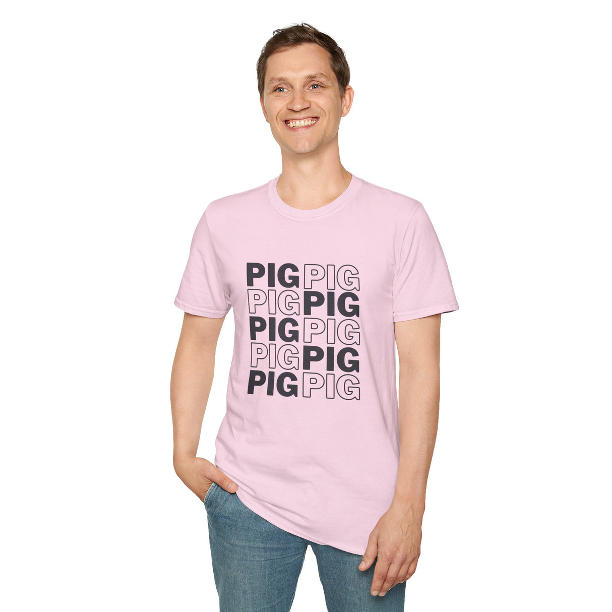 Pig Softstyle T-Shirt - Casual Comfort Tee for Everyday Wear