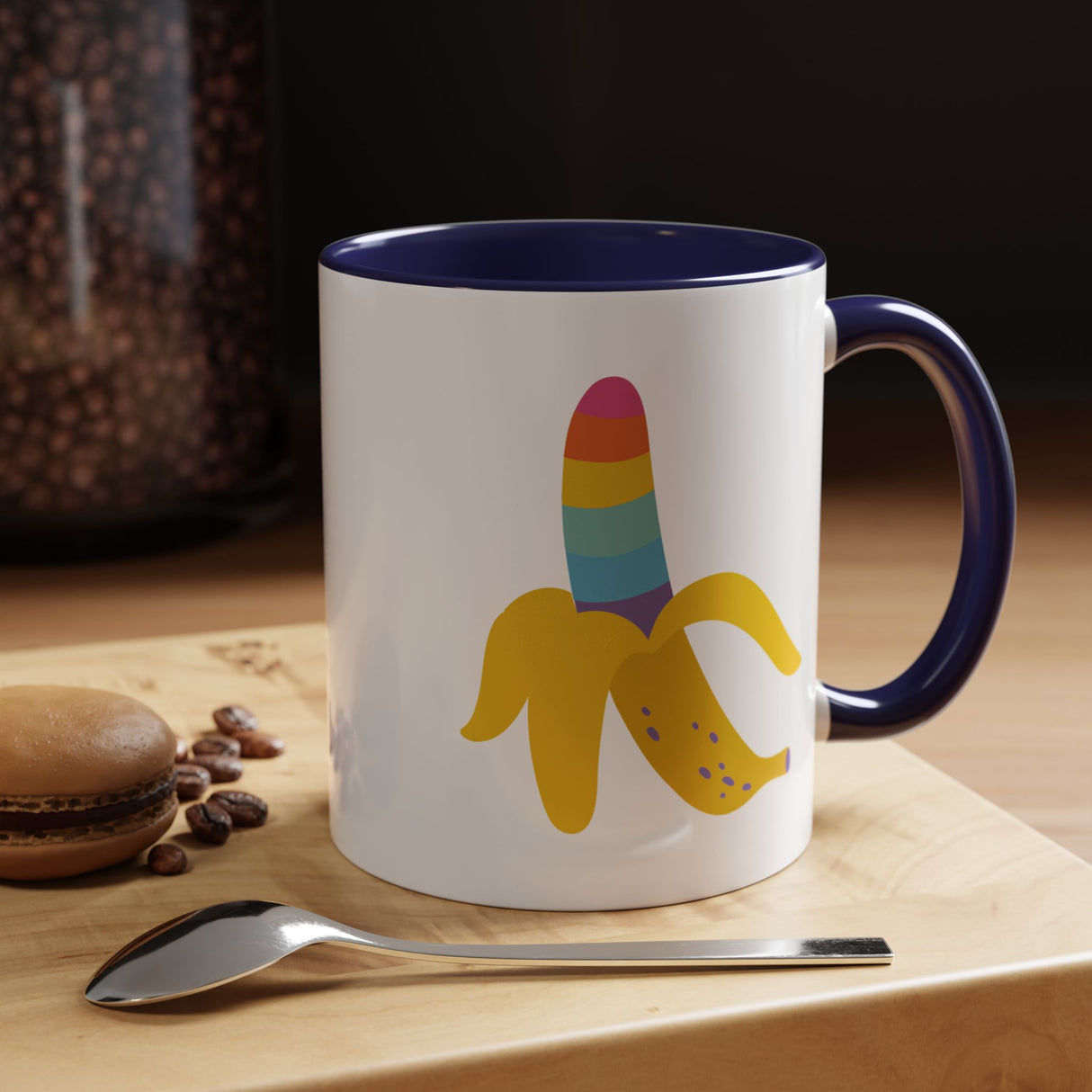 Rainbow Banana Coffee Mug - 11oz & 15oz Options