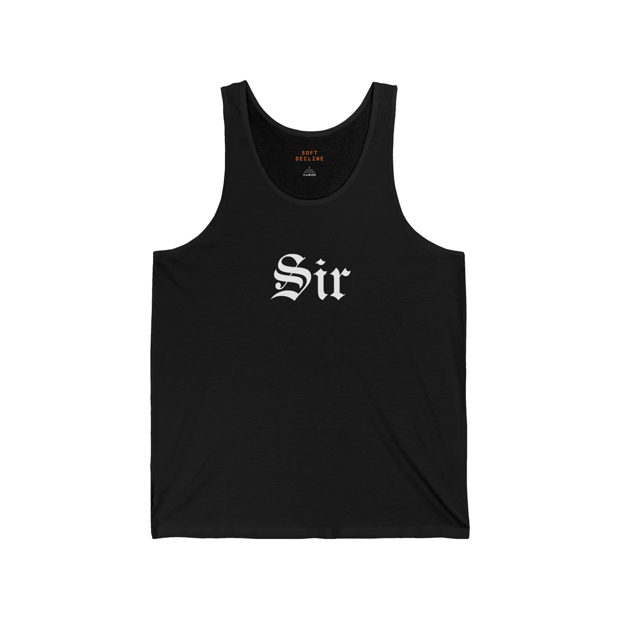 Sir Jersey Tank - Summer Style, Casual Wear, Independence Day, Gift for Patriots, Fun Tank Top