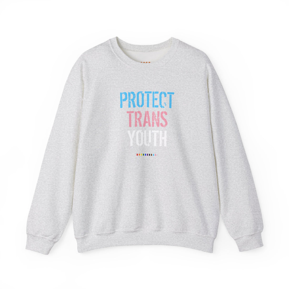 Protect Trans Youth 2025 Crewneck – Warm Layers, Urgent Truth