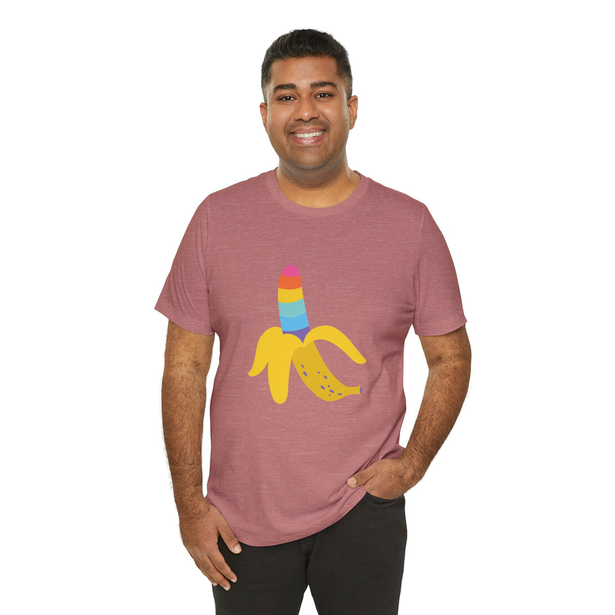 Banana Rainbow Icon Jersey Tee