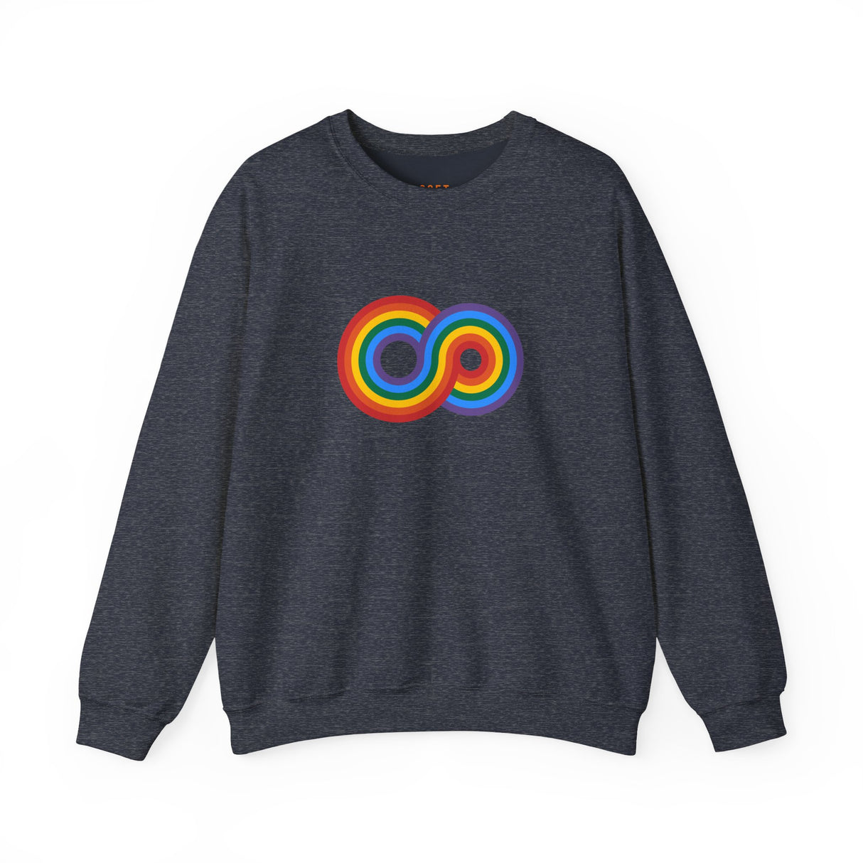 Gayfinity Rainbow Medium Weight Sweatshirt – Cozy Fit, Infinite Pride